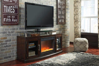 Chanceen 60" TV Stand with Electric Fireplace - LasVegasFurnitureOnline.com