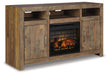 Sommerford 62" TV Stand with Electric Fireplace - LasVegasFurnitureOnline.com