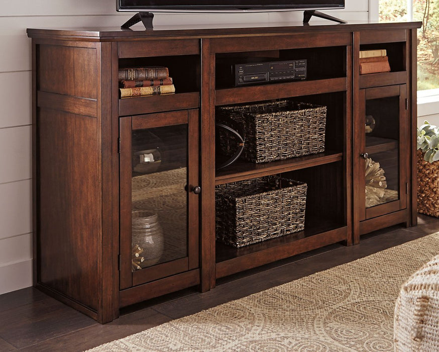 Harpan 72" TV Stand with Electric Fireplace - LasVegasFurnitureOnline.com