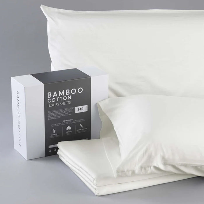 Bedplanet Bamboo Cotton Luxury Bed Sheets - Made with Viscose from Bamboo