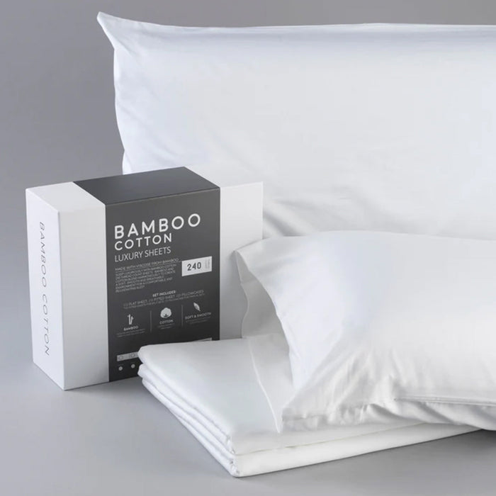 Bedplanet Bamboo Cotton Luxury Bed Sheets - Made with Viscose from Bamboo