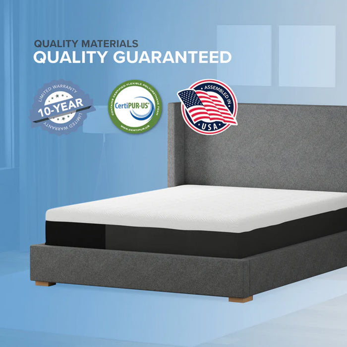 Bedplanet Essentials 12" Gel Infused Plush Memory Foam Mattress