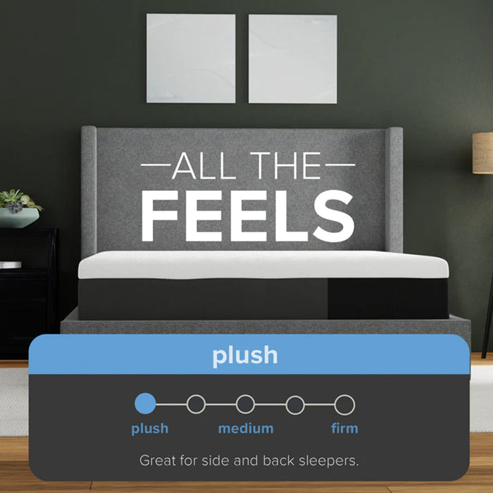 Bedplanet Essentials 12" Gel Infused Plush Memory Foam Mattress