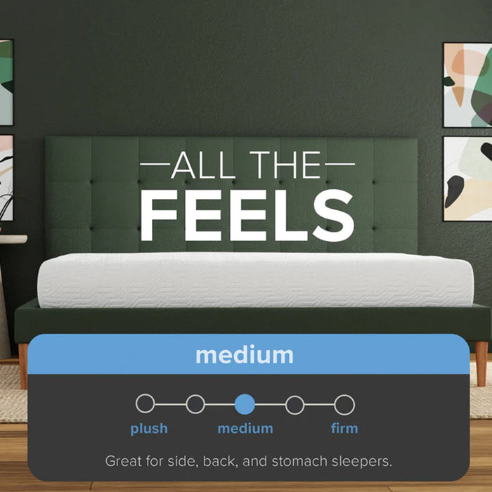 Bedplanet Essentials 8" Gel Infused Medium Firm Memory Foam Mattress