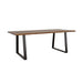 Ditman Live Edge Dining Table Grey Sheesham and Black image