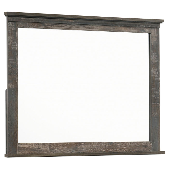 Ridgedale Dresser Mirror Weathered Dark Brown image