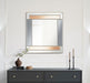 Braylin Rectangular Wall Mirror Champagne and Grey image